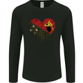 Love  Papua New Guinea Flag Day Football Mens Long Sleeve T-Shirt Black