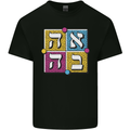 Love in Written in Hebrew Mens Cotton T-Shirt Tee Top Black