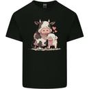 Love is a Cow and Pig Kids T-Shirt Childrens Black