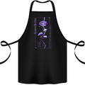 Lover Killer Rose Gothic Goth Cotton Apron 100% Organic Black