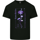Lover Killer Rose Gothic Goth Mens Cotton T-Shirt Tee Top Black