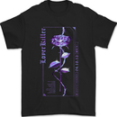Lover Killer Rose Gothic Goth Mens T-Shirt 100% Cotton Black