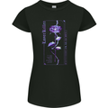 Lover Killer Rose Gothic Goth Womens Petite Cut T-Shirt Black