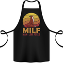 MILF Man I Love Foxes Fox Cotton Apron 100% Organic Black