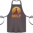 MILF Man I Love Foxes Fox Cotton Apron 100% Organic Dark Grey