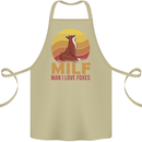 MILF Man I Love Foxes Fox Cotton Apron 100% Organic Khaki