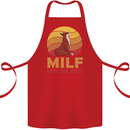MILF Man I Love Foxes Fox Cotton Apron 100% Organic Red
