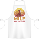 MILF Man I Love Foxes Fox Cotton Apron 100% Organic White