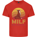 MILF Man I Love Foxes Fox Mens Cotton T-Shirt Tee Top Red