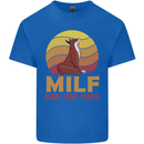 MILF Man I Love Foxes Fox Mens Cotton T-Shirt Tee Top Royal Blue