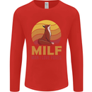 MILF Man I Love Foxes Fox Mens Long Sleeve T-Shirt Red