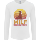 MILF Man I Love Foxes Fox Mens Long Sleeve T-Shirt White