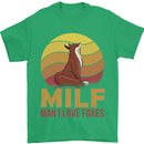 MILF Man I Love Foxes Fox Mens T-Shirt 100% Cotton Irish Green