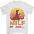 MILF Man I Love Foxes Fox Mens T-Shirt 100% Cotton White