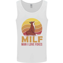 MILF Man I Love Foxes Fox Mens Vest Tank Top White