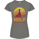 MILF Man I Love Foxes Fox Womens Petite Cut T-Shirt Charcoal