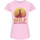 MILF Man I Love Foxes Fox Womens Petite Cut T-Shirt Light Pink