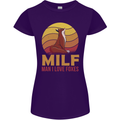 MILF Man I Love Foxes Fox Womens Petite Cut T-Shirt Purple