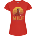 MILF Man I Love Foxes Fox Womens Petite Cut T-Shirt Red