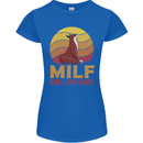 MILF Man I Love Foxes Fox Womens Petite Cut T-Shirt Royal Blue