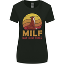 MILF Man I Love Foxes Fox Womens Wider Cut T-Shirt Black