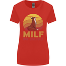 MILF Man I Love Foxes Fox Womens Wider Cut T-Shirt Red