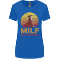 MILF Man I Love Foxes Fox Womens Wider Cut T-Shirt Royal Blue