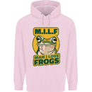 MILF Man I Love Frogs Childrens Kids Hoodie Light Pink