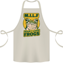 MILF Man I Love Frogs Cotton Apron 100% Organic Natural