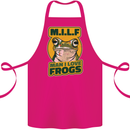 MILF Man I Love Frogs Cotton Apron 100% Organic Pink