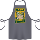 MILF Man I Love Frogs Cotton Apron 100% Organic Steel