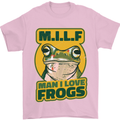 MILF Man I Love Frogs Mens T-Shirt 100% Cotton Light Pink