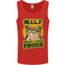 MILF Man I Love Frogs Mens Vest Tank Top Red