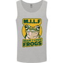 MILF Man I Love Frogs Mens Vest Tank Top Sports Grey