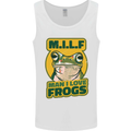 MILF Man I Love Frogs Mens Vest Tank Top White