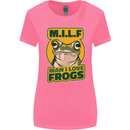 MILF Man I Love Frogs Womens Wider Cut T-Shirt Azalea