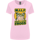 MILF Man I Love Frogs Womens Wider Cut T-Shirt Light Pink