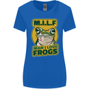MILF Man I Love Frogs Womens Wider Cut T-Shirt Royal Blue