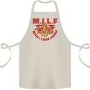 MILF Man I Love Fungi Mycology Foraging Cotton Apron 100% Organic Natural
