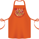 MILF Man I Love Fungi Mycology Foraging Cotton Apron 100% Organic Orange