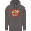 MILF Man I Love Fungi Mycology Foraging Mens 80% Cotton Hoodie Charcoal