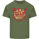 MILF Man I Love Fungi Mycology Foraging Mens Cotton T-Shirt Tee Top Military Green