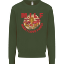 MILF Man I Love Fungi Mycology Foraging Mens Sweatshirt Jumper Forest Green