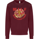 MILF Man I Love Fungi Mycology Foraging Mens Sweatshirt Jumper Maroon