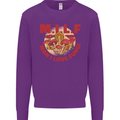 MILF Man I Love Fungi Mycology Foraging Mens Sweatshirt Jumper Purple