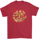 MILF Man I Love Fungi Mycology Foraging Mens T-Shirt 100% Cotton Red