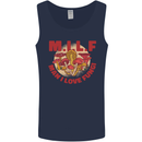 MILF Man I Love Fungi Mycology Foraging Mens Vest Tank Top Navy Blue