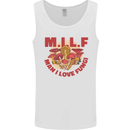MILF Man I Love Fungi Mycology Foraging Mens Vest Tank Top White
