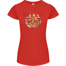 MILF Man I Love Fungi Mycology Foraging Womens Petite Cut T-Shirt Red