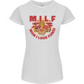 MILF Man I Love Fungi Mycology Foraging Womens Petite Cut T-Shirt White